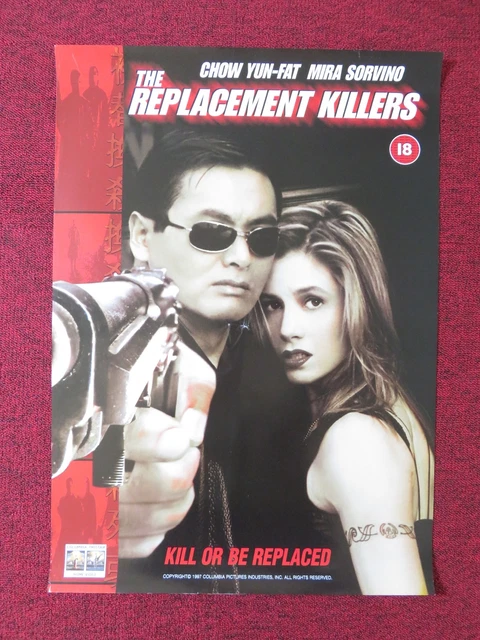 THE REPLACEMENT KILLERS Vhs Video Poster Chow Yun-Fat Mira Sorvino 1997 ...