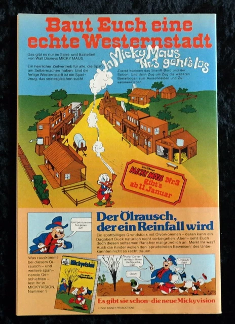 Micky Maus 1977 Heft 2 mit Beilage und Schnipp (Ehapa) TOP Zustand Z0- 2