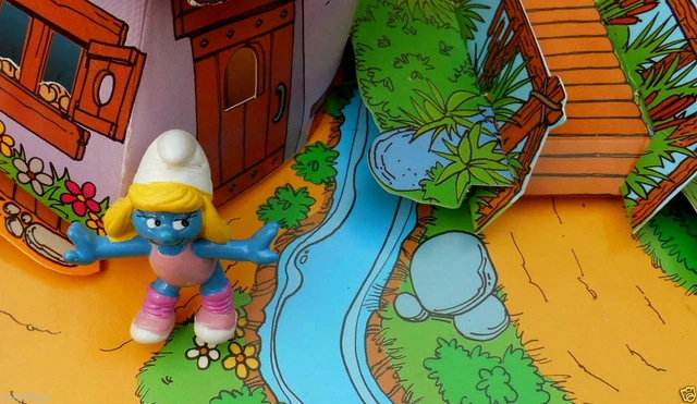 Les Schtroumpfs - Schleich - Schtroumpfette Secrétaire Publicitaire Les Schtroumpfs - Schleich - Schtroumpfette Secrétaire Publicitaire