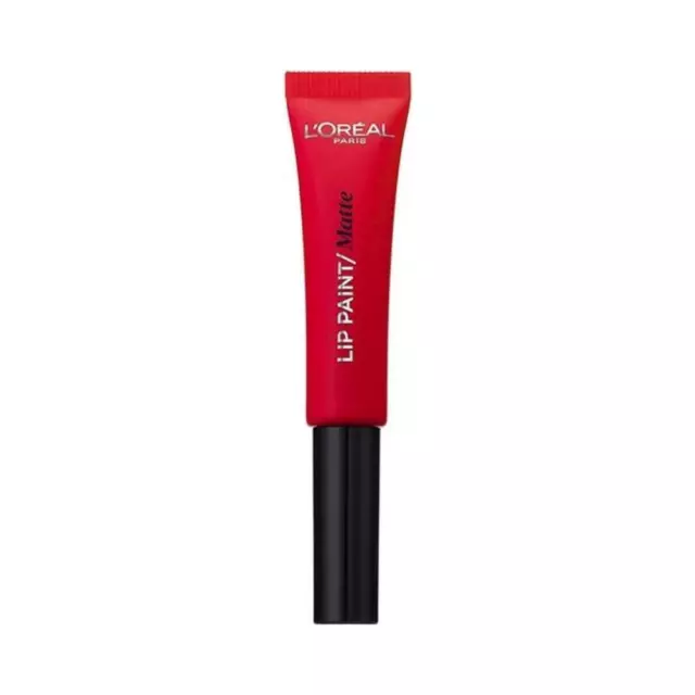 L'Oreal Paris Matter Lippenstift Infaillible Lip Paint Matte-204 Red Actually