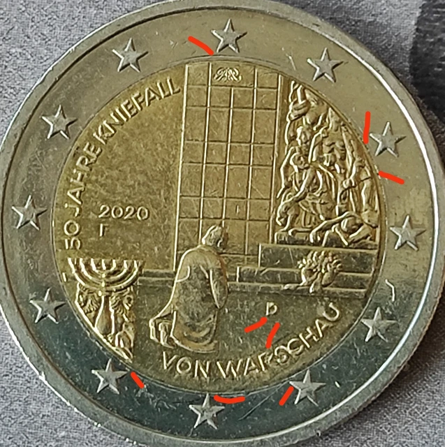 50 Jahre Mauerfall 2 Euro Münze Wert 2 EURO MÜNZE 50 Jahre Mauerfall 2020 F EUR 200,00 - PicClick DE