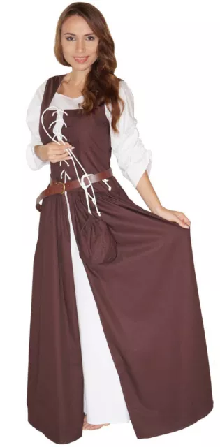 Mittelalter Kleid Kostüm Magd Bäuerin Wirtin Celia Baumwolle Gr. 36 38 40 42 44