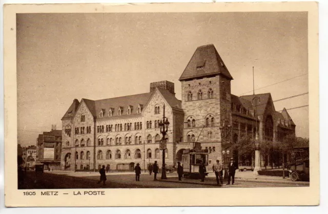 Theme LA POSTE - Post Office - CPA 57 - METZ - Post Office 4 - Tram