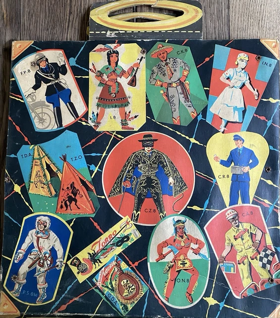Jeu Ancien Rare LE CROISÉ - Fabrication Française Breveté SGDG - État D'occasion Collector