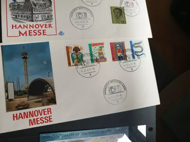 alte Sammlung Briefmarken Ersttagsbriefe Ersttagsblätter Konvolut Nachlass Lot 7