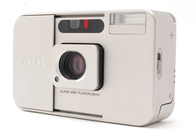 *NEAR MINT* FUJI FILM TIARA II SUPER EBC FUJINON 28mm Point & Shoot Film Camera