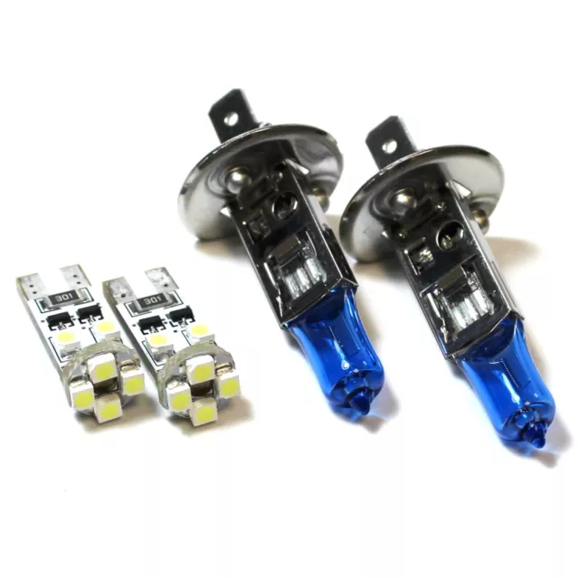 VW New Beetle 1Y7 H1 501 100w Super White Xenon Low/Canbus LED Side Light Bulbs