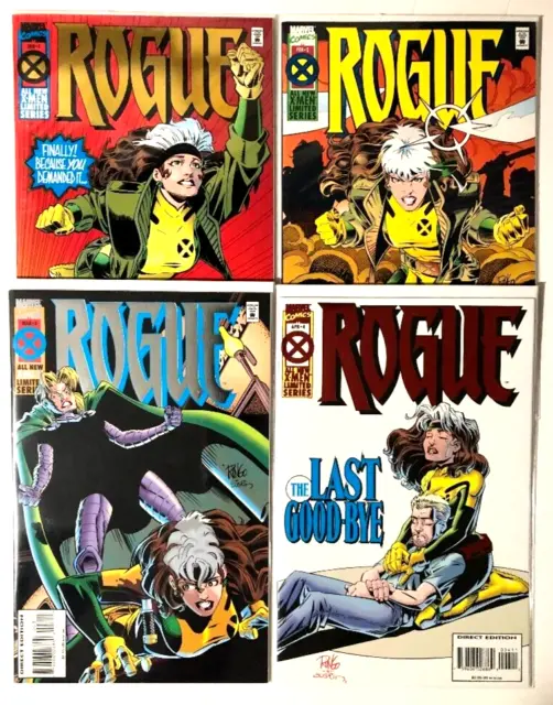 Rogue (1995) #1-4 Complete Set Lot Full Run Uncanny X-Men Gambit Mike Wieringo