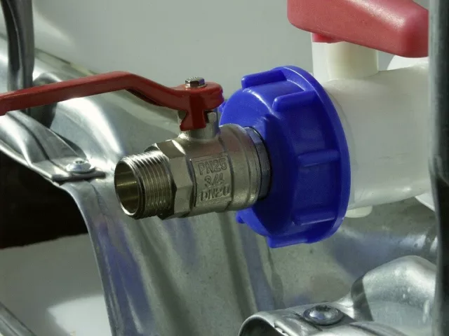 Rubinetto Serbatoio 1000L IBC Accessori Di Collegamento Valvola A Sfera - Foto 4