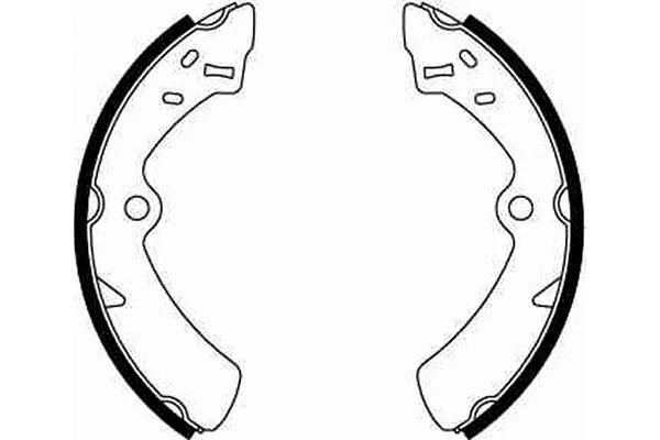 Brake Shoe Set Superkit GSK1138 TRW