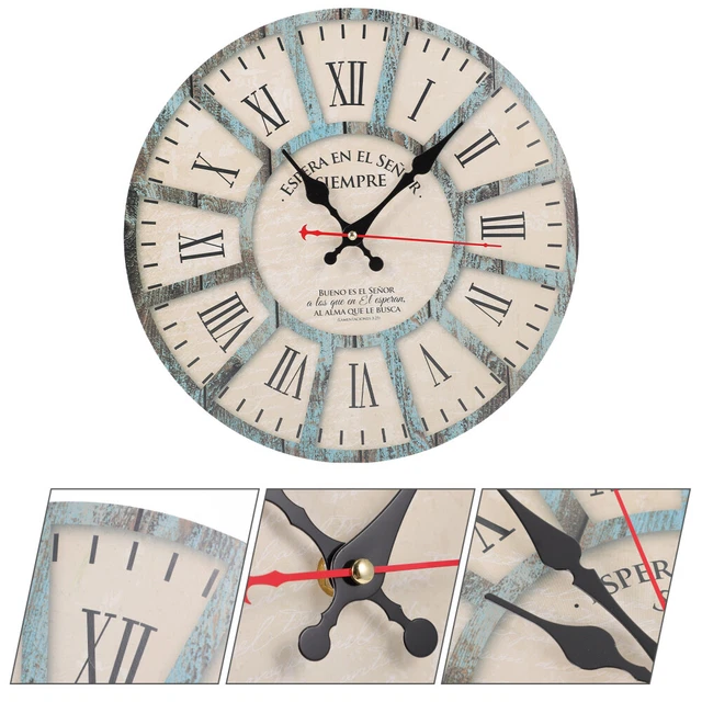 Horloge De Table Rétro Style Européen Dorée - Décoration Salon Ou Chambre - Fonctionne Avec 1 Pile AA - Silencieuse