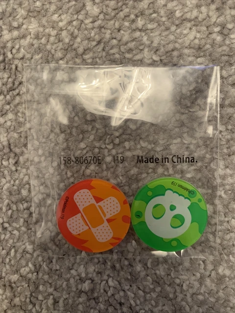 POKEMON Acrylic Poison & Burn TCG Markers / Counters - New and Sealed