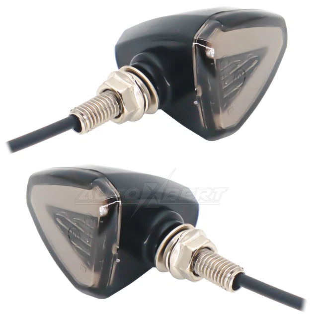 2STÜCK 12V Motorrad Universal LED Blinker Rück Bremslicht Harley für Quad Roller