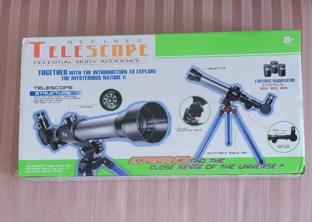 Telescope Celestial Body Accidence Magnification 20X 30X 40X TOY C2102