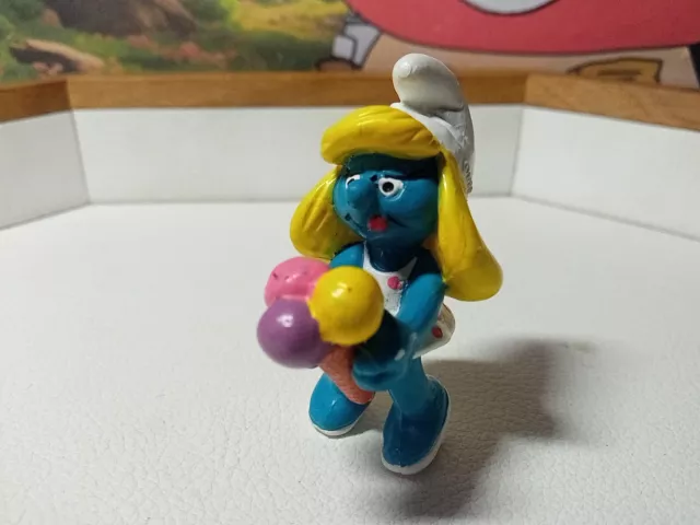 Schleich Schlumpfine mit Eis - 20190 - Schlümpfe Peyo smurfette ice cream