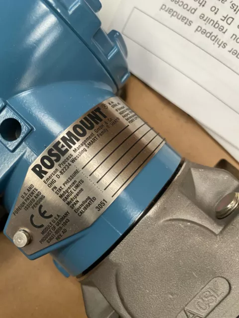 New Rosemount 3051  Pressure Transmitter 3