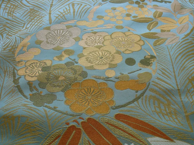 Kravet Coutour Imperial Kimono Silk Lampas Mineral Blue Bty Msrp$270/Y 6