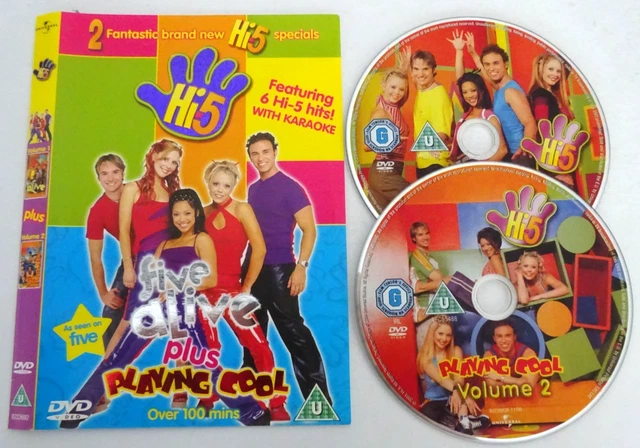 HI-5 | FIVE Alive & Playing Cool | DVD | Region 2 | Tested £2.23