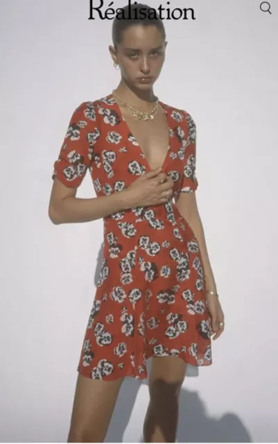 Realisation par hotsell red floral dress