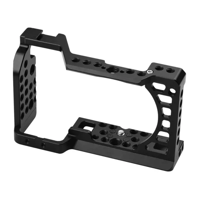 Aluminum Alloy Camera Cage Rig with Cold Shoe Mount 1/4 3/8 Threaded Holes4909