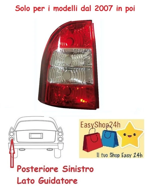 FARO FANALE FANALINO POSTERIORE DESTRO DX KIA RIO 924041W2 INTERN ANNI 2011 2017