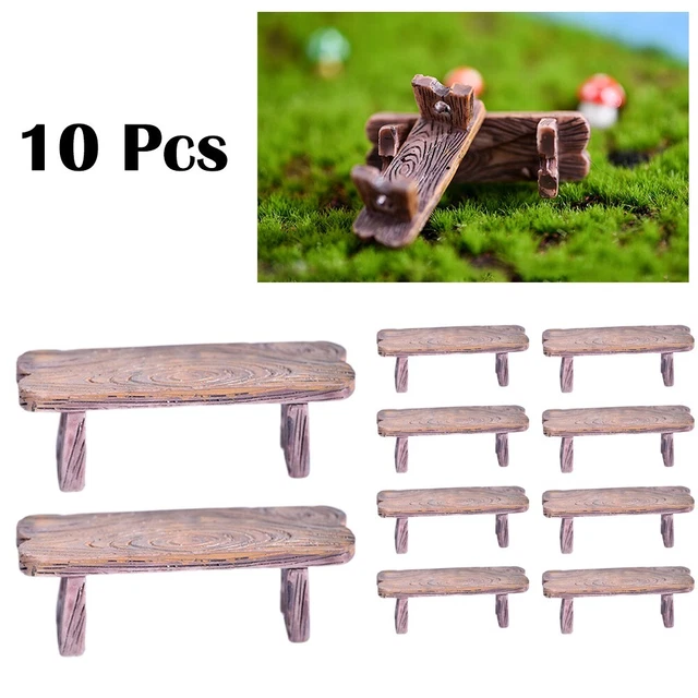 Lot De 10 Bancs De Parc Modèle De Train HO TT Échelle 1:87 Banc De Parc