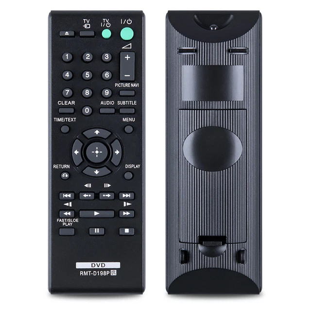 AULCMEET RMT-D198P Telecomando Universale Per Lettori Sony Blu-ray (DVP-SR120, SR350, SR370, SR360, SR150, SR750H, SR760HP, SR760H, SR160, SR170)