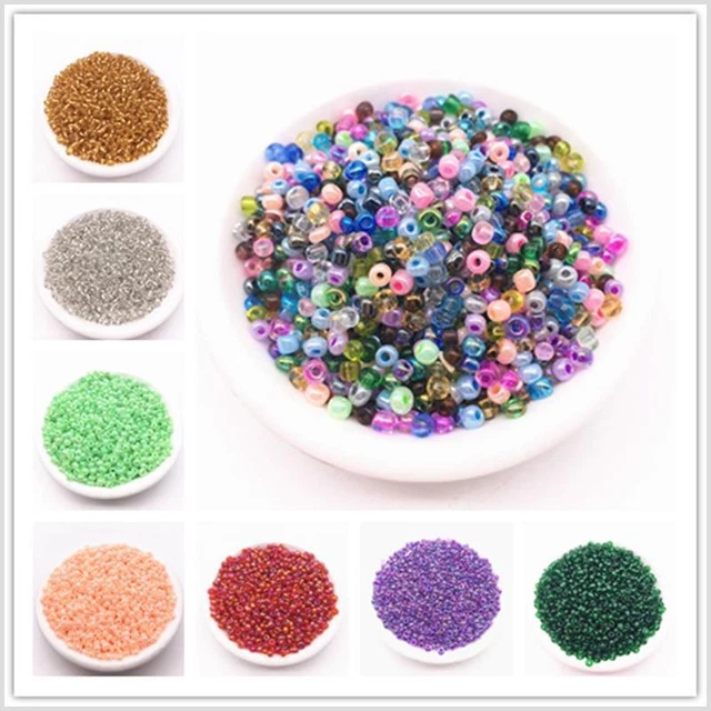 15g/lot 2mm 3mm 4mm Crystal Spacer Czech Glass Seed BeadsJewelry Making Handmade