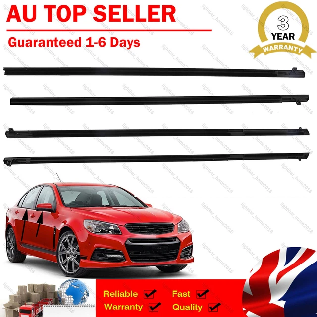 FITS HOLDEN COMMODORE VE VF Sedan V6 Window Glass Seals Door Belt