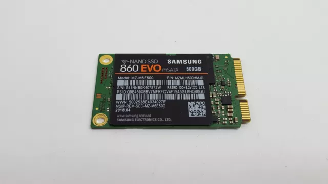 Vente disque dur SSD M2 SAMSUNG 860 EVO 500GO INTERNE V-NAND MZ-N6E500