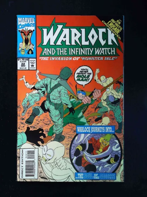 Warlock And The Infinity Watch #22  Marvel Comics 1993 Vf+