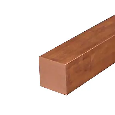 0.500" x 0.500" x 18", C110-H02 Copper Square Bar