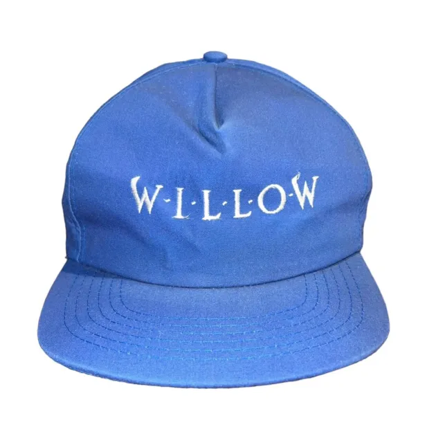 VTG 1988 Willow Movie Promo Snapback Hat Cap Lucasfilm Promotional Blue Vintage