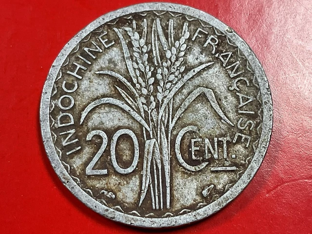 French Indo-China 20 ¢ 1945