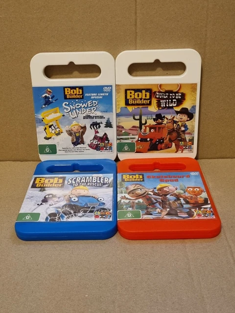 BOB THE BUILDER DVD Bulk Lot of 4 ABC for Kids Bundle Region 4 PAL VGC ...