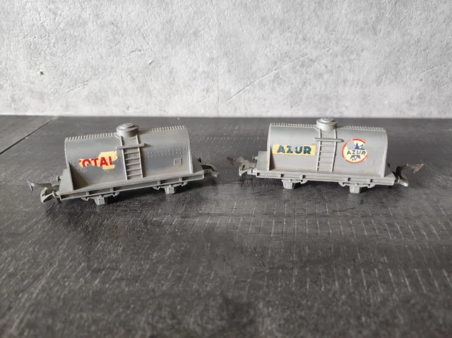 Arnold HN6679 Set De 2 Wagon Citerne Et Couvert à Essieux, Type G4 Colas Rail N 1 160