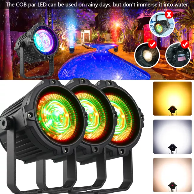 Wasserdicht IP65 LED Par Scheinwerfer 100W LED Bühnenlicht RGBW DMX Partylicht