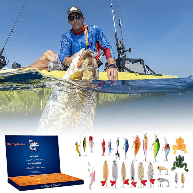 FISHING ADVENT CALENDAR 2023 Fishing Tackle 24 Days Countdown