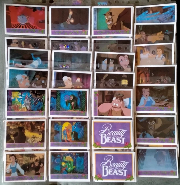 DISNEY UPPER DECK Beauty and the Beast 1992 159 Cards (157 + 2 hologram ...