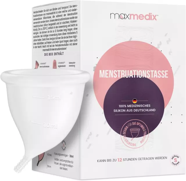 Menstruationstasse S - Medizinisches Silikon Aus Deutschland - Getestet, Bpa-Fre