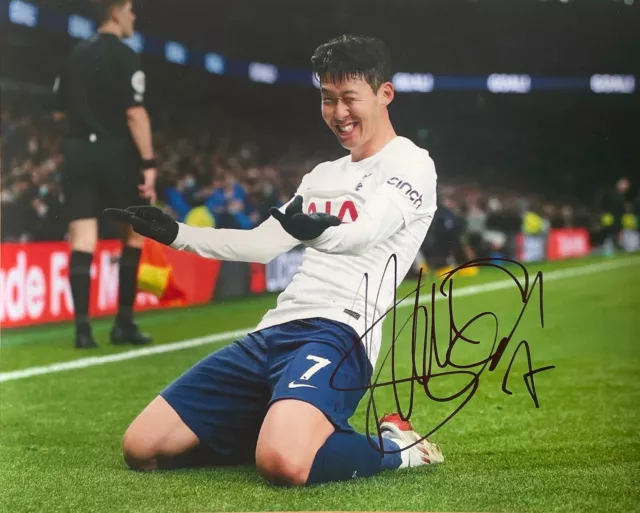 Football - Son Heung-Min Signed 10x8 Pre-Print Tottenham Hotspur Spurs FC Photo