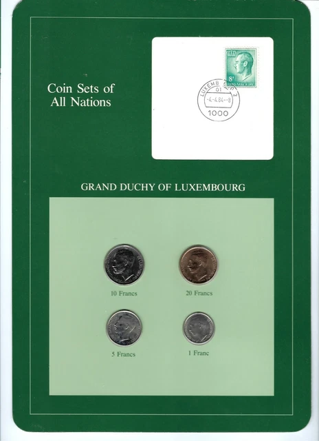 Coin Sets of All Nations Luxembourg