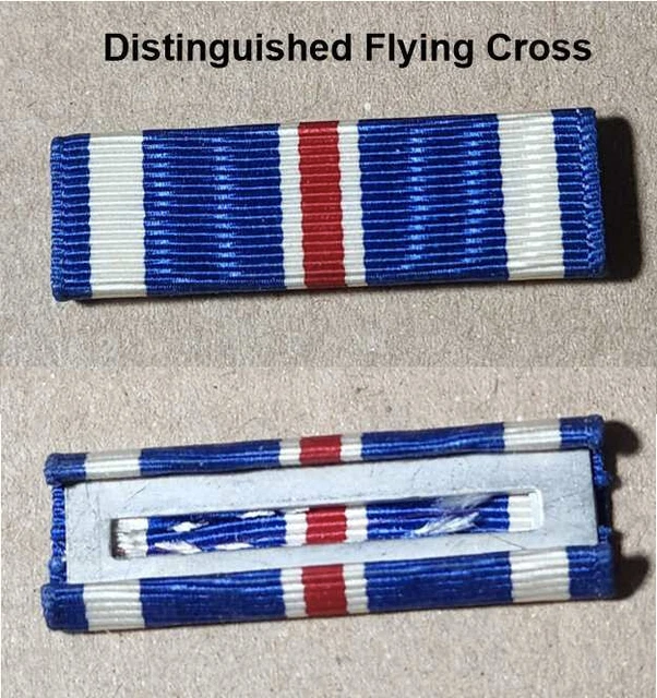 German Fly Ribbon WW2 'DISTINGUISHED FLYING CROSS' Medal + Ribbon Bar in PRESENTATION BOX ...