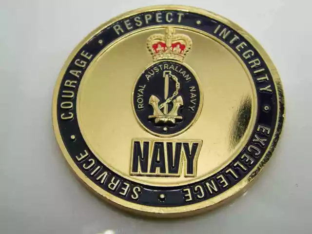 Royal Australian Navy Information Warfare Force Challenge Coin