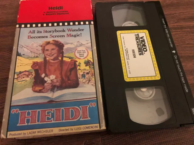 Vintage VHS Heidi 1986 Version 1953 Vidéo Trésors de Collection 3