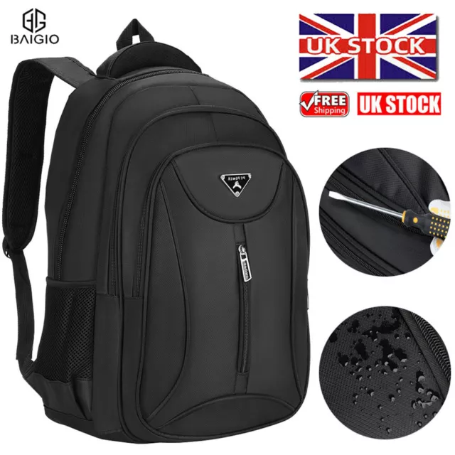 Men Women Boys Laptop Backpack Large Waterproof Travel Rucksack Sport School Bag