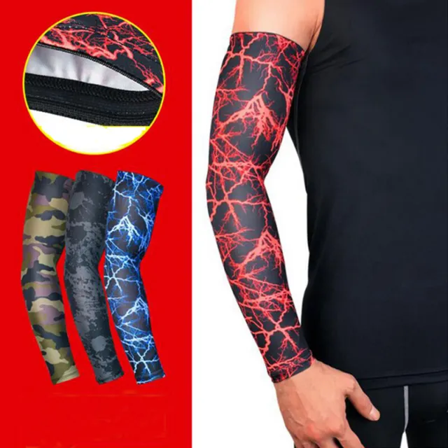 Elastic Elbow Support Compression Brace Arm Guards Gym Basketball Sports Sleeve