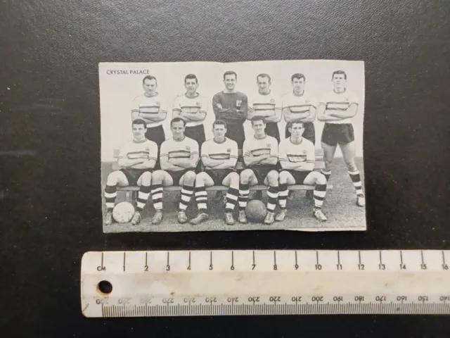 Fußballkarte - CRYSTAL PALACE - Thomson Star Teams von 1961
