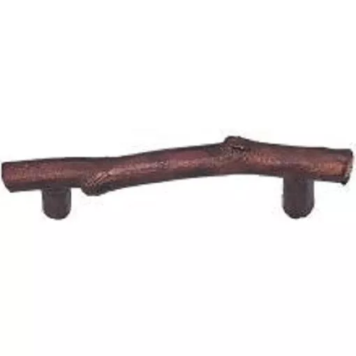 Emtek 4" 86063DB Twig Deep Burgundy Cabinet Drawer Pull Knob Hardware 86063 DB