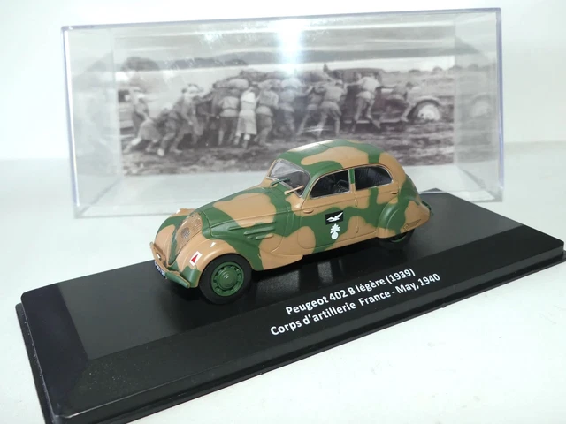 Idem Kit Monté SB 1/43 - Peugeot 402 B Légère Rouge 1939